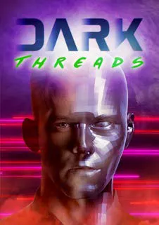 Dark Threads Steam box art with the protagonist amid dark surreal imagery