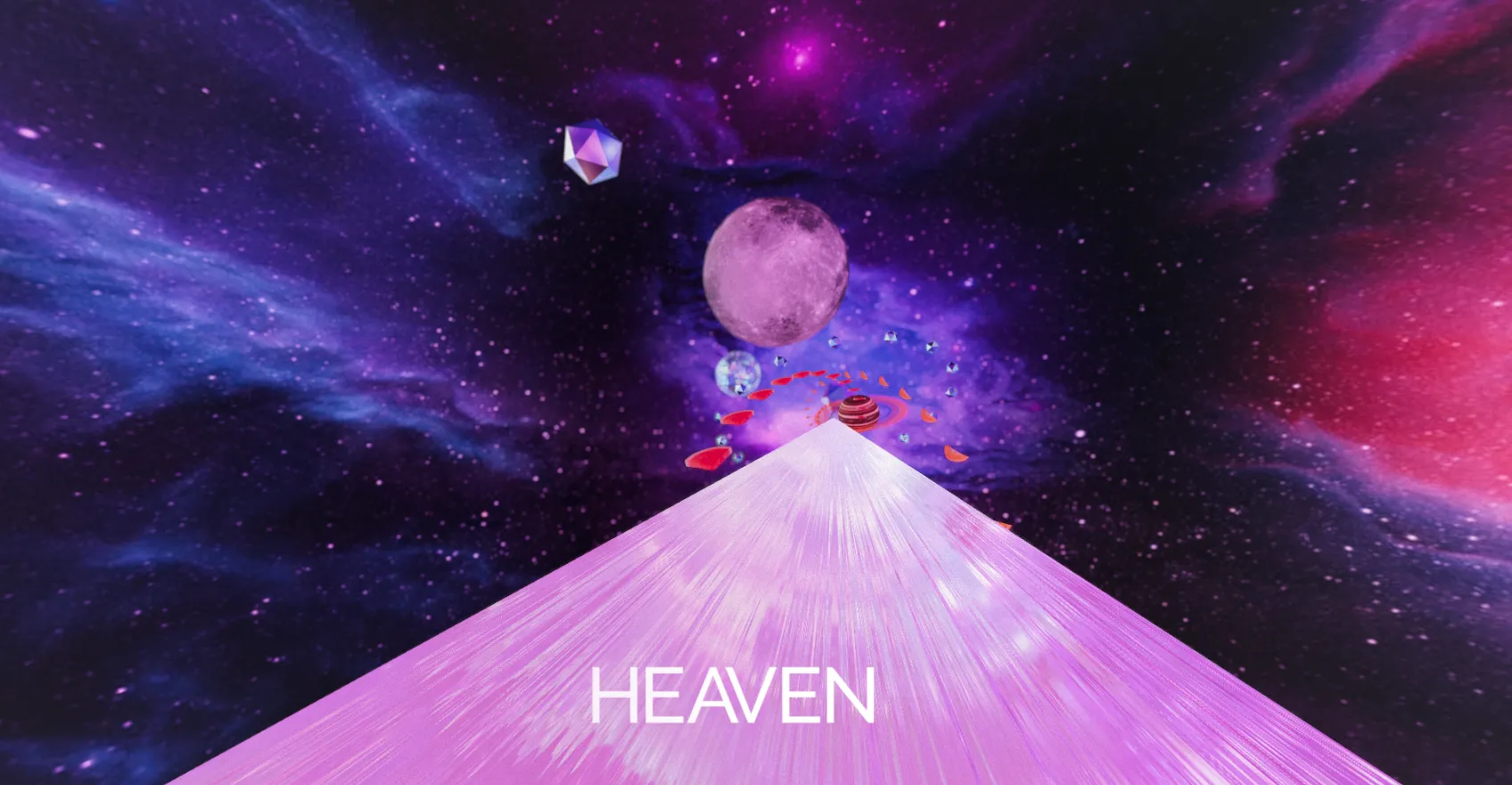 Joy Odyssey Feels Like Heaven third view with a 360 gallery of animated spatial objects